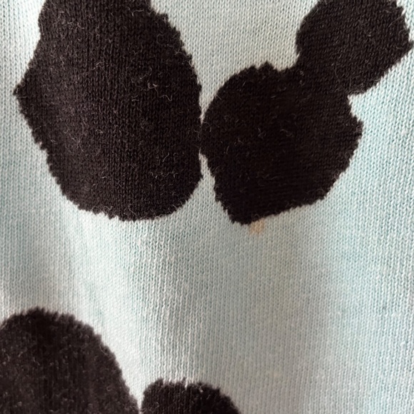 SML Design Cow Print Cardigan Sweater, size Medium - Picture 5 of 8